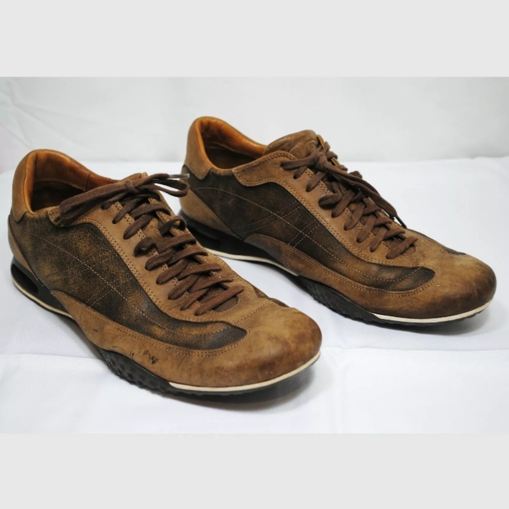 Cole Haan Brown Leather Nike Air Sneaker US 11 M